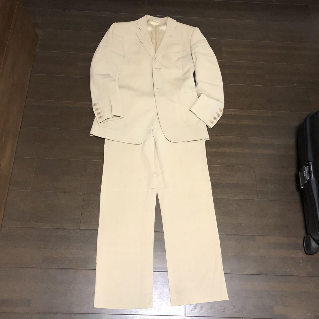 90s ☆ Costume National ☆ Summer Suit ☆ Size S ☆ Beige ☆ Made in Italy