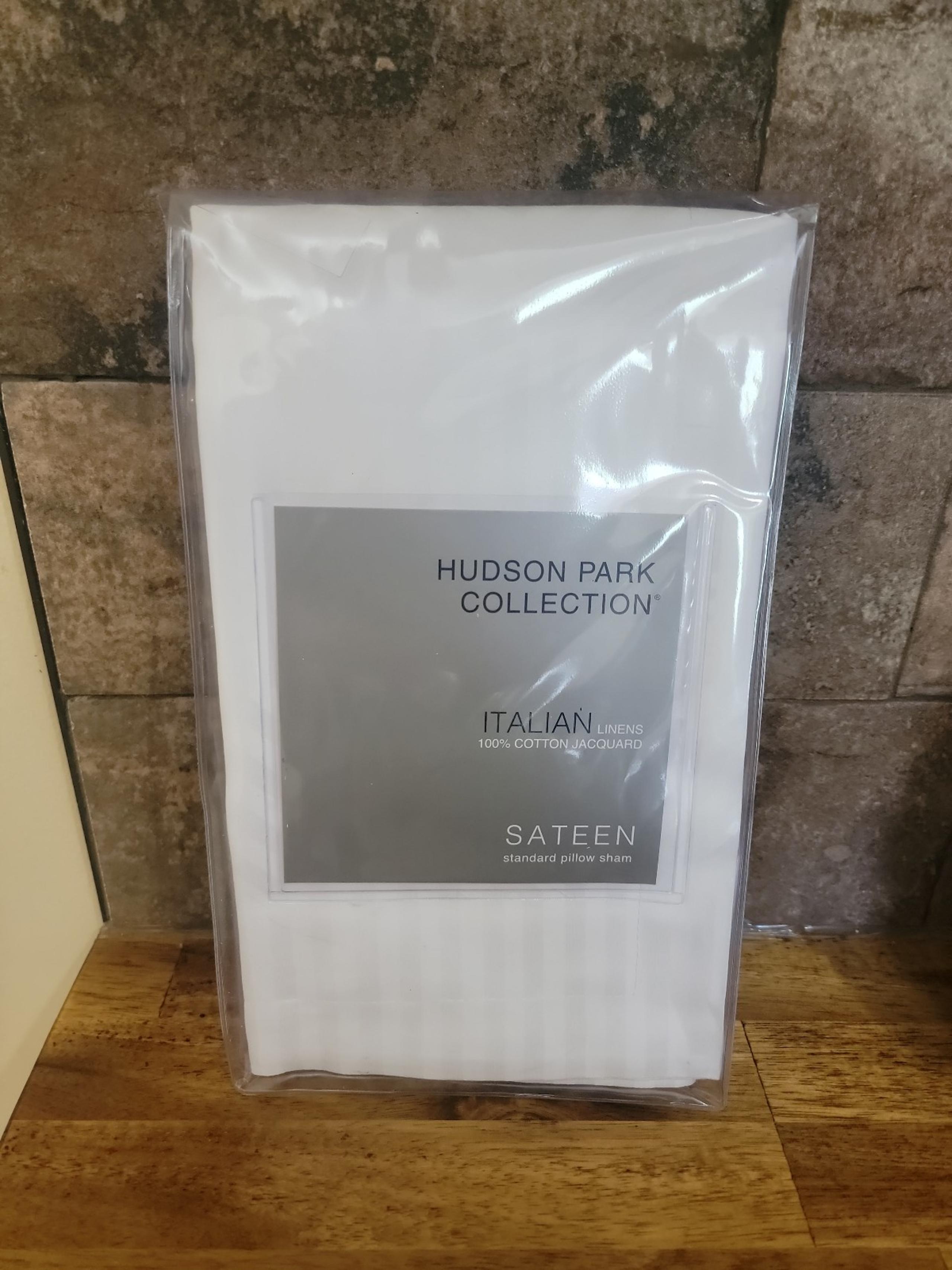 Hudson Park Italian Linen Standard Pillow Sham