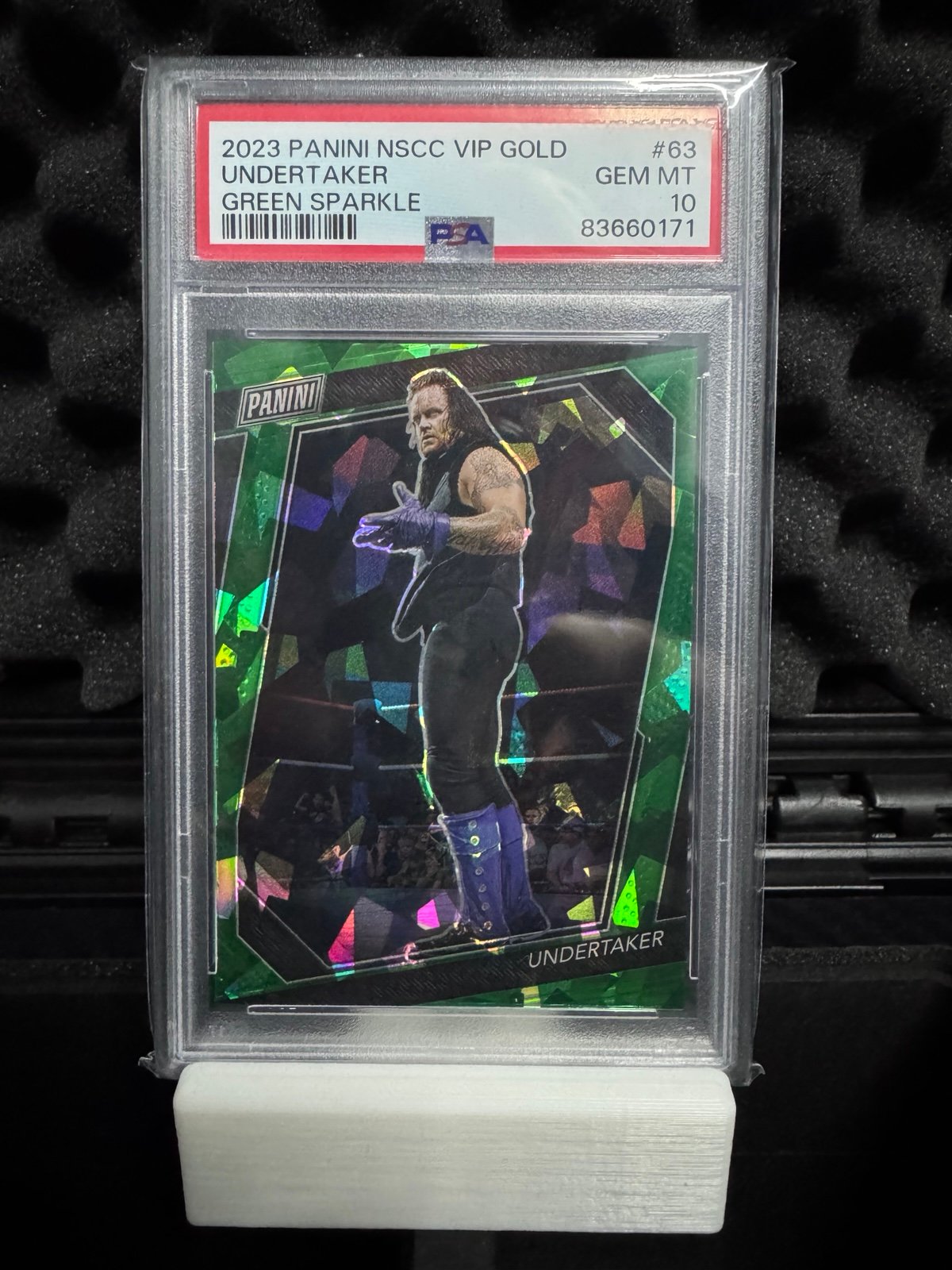 Undertaker (Green Sparkle) 2023 Panini NCSS VIP Gold 66/99