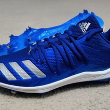 Adidas Afterburner 6 Speed Blue Silver Metal Baseball Cleats Men's 9 G27656