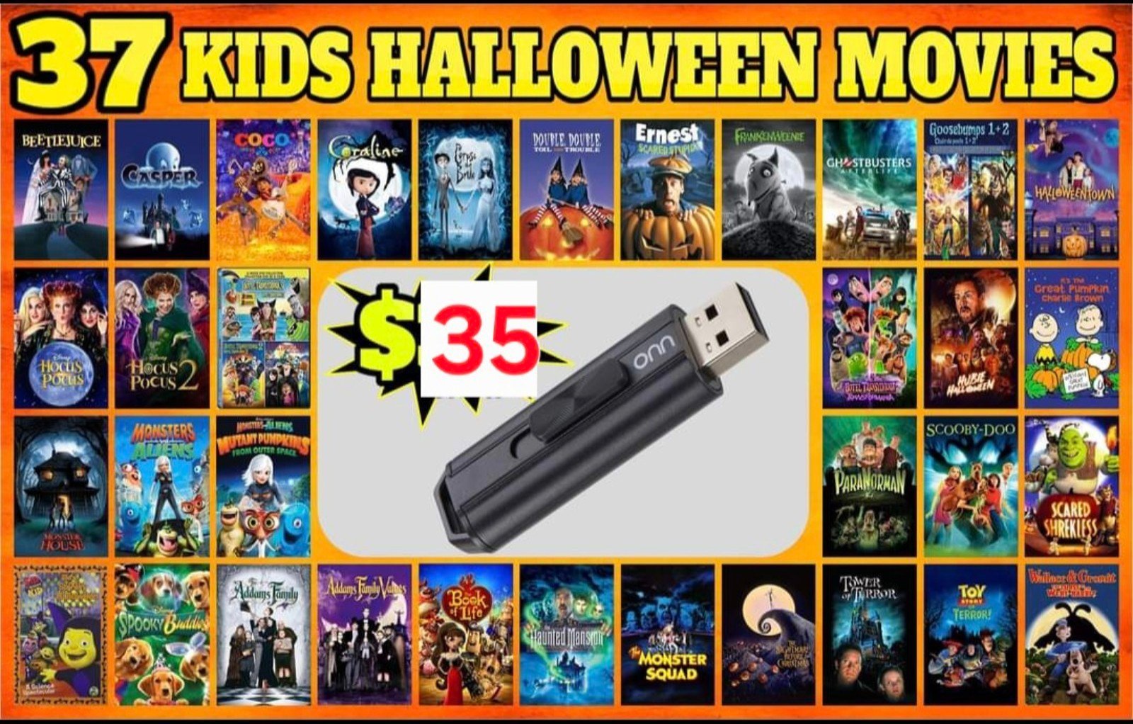 37 kids halloween movies (vol.1)
