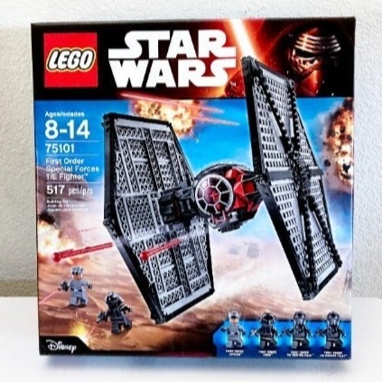 NEW Lego Star Wars 75101 First Order Special Forces TIE Fighter Retired 2015