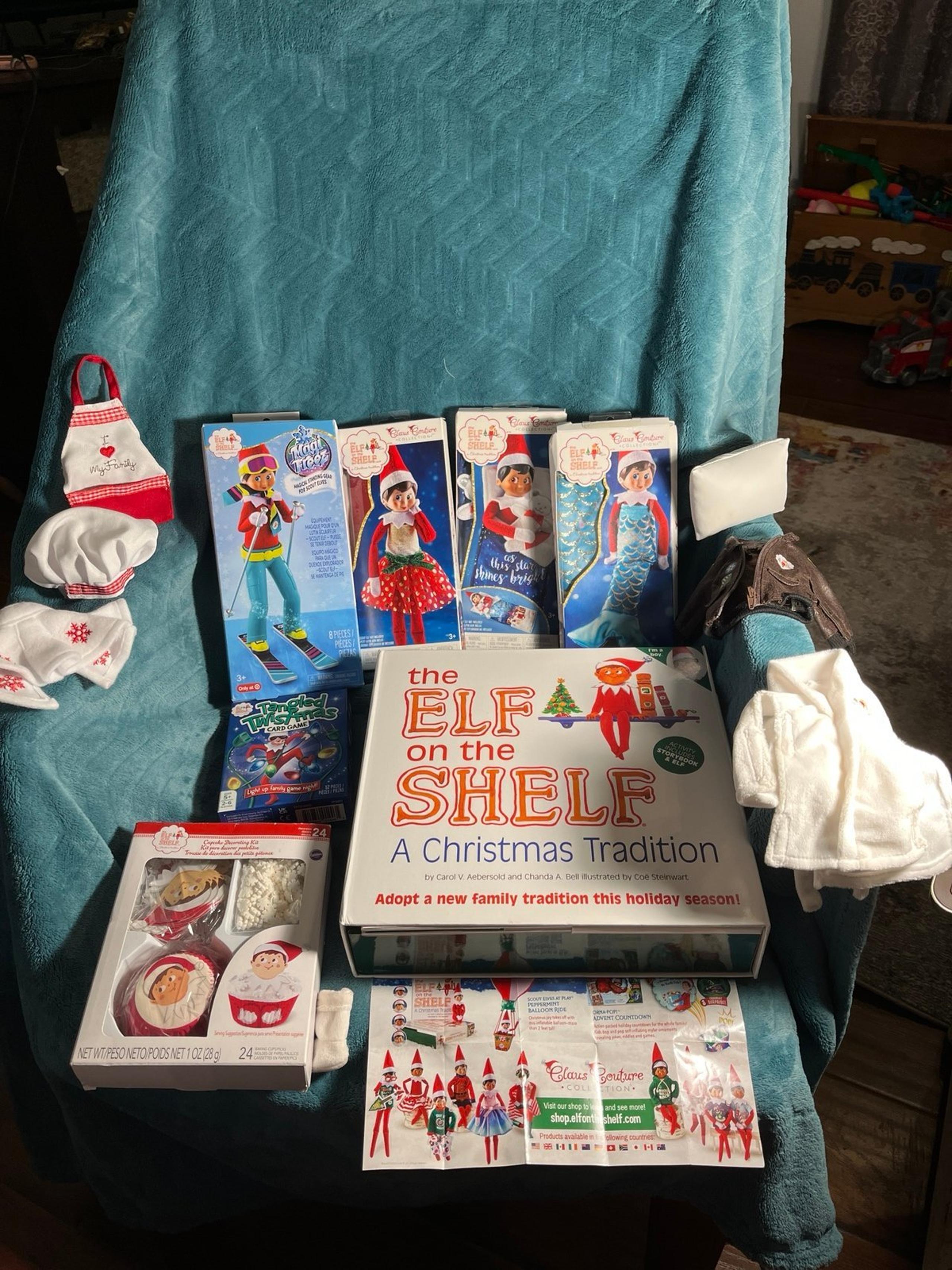 Elf on the Shelf & A Christmas Tradition Book Set and Clothing, ARTIC FOX PET