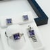 925 Sterling Silver Cubic Zircon Birthstone Jewelry Set, UU1P7A7076