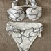 WeWoreWhat Chain High Waste Bikini Set