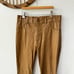 Zara Camel Tan Faux Leather Ankle Zip Pants Size M
