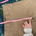 Zara Camel Tan Faux Leather Ankle Zip Pants Size M