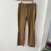 Zara Camel Tan Faux Leather Ankle Zip Pants Size M