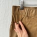 Zara Camel Tan Faux Leather Ankle Zip Pants Size M
