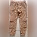 Johnny Was ANTHROPOLOGIE cream beige Emboidered Cargo Boho Pants women’s size S
