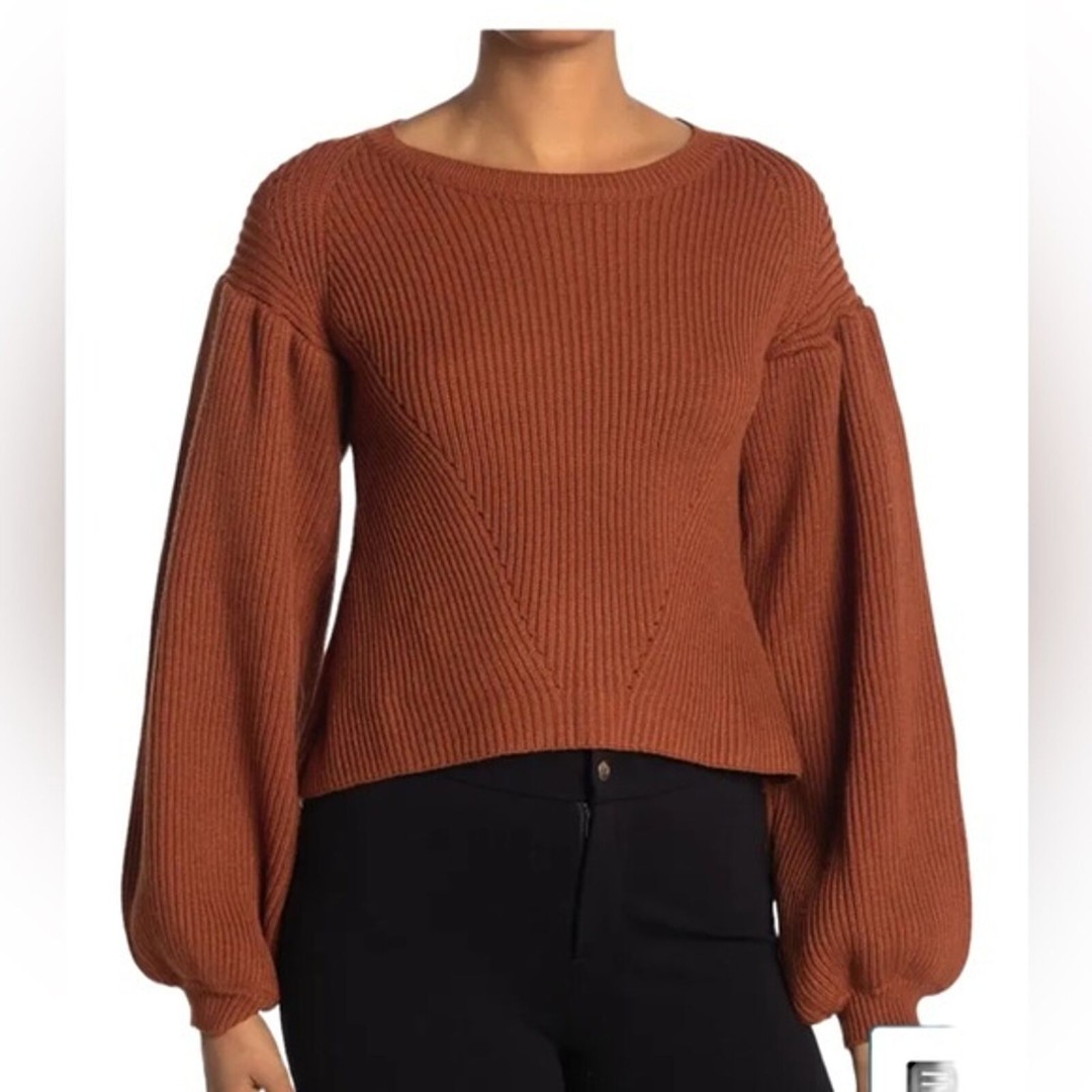 Nordstrom Maisie Peter Bishop Women’s Rust Color Sweater Size Medium