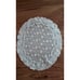 Antique Handmade Venetian Lace Oval Centerpiece Doily