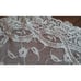 Antique Handmade Venetian Lace Oval Centerpiece Doily