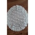 Antique Handmade Venetian Lace Oval Centerpiece Doily