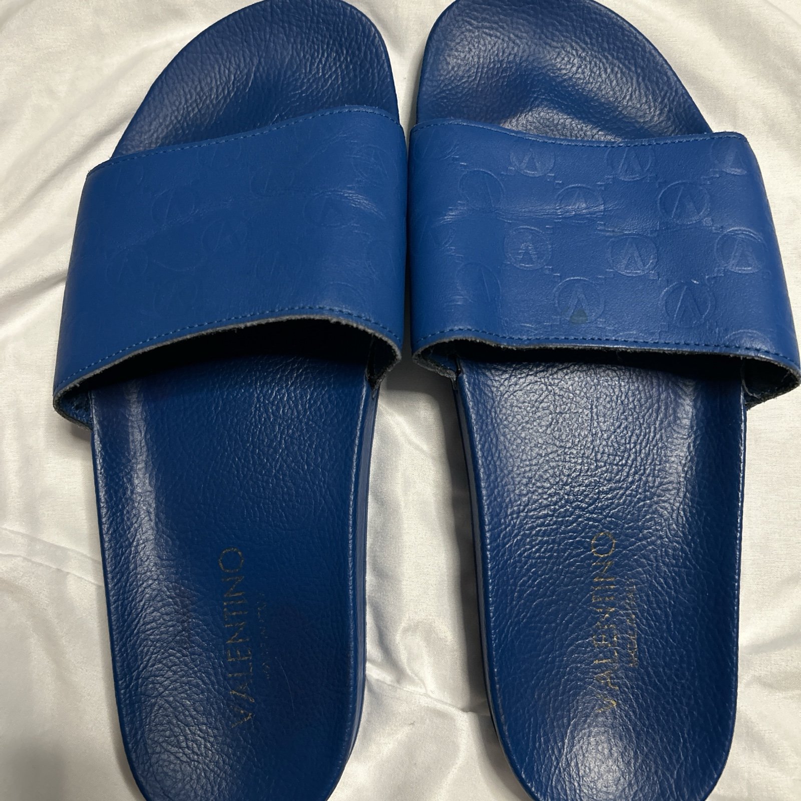 Valentino Blue Men’s Size 11 Slides