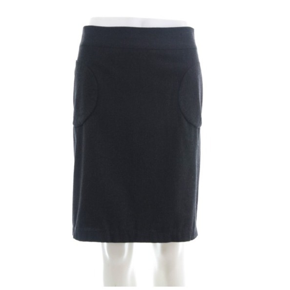 J. MCLAUGHLIN Charcoal Grey Wool Skirt