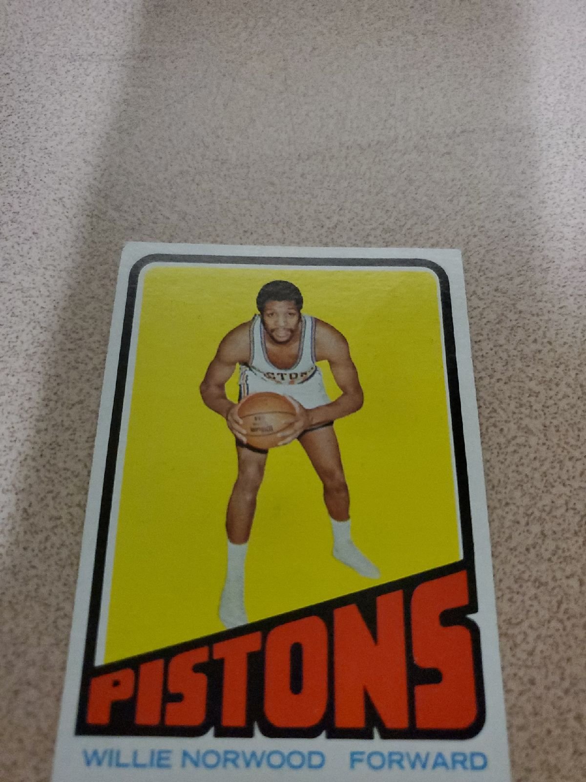 WILLIE NORWOOD 1968 NBPA NBA CARD