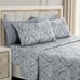 King Sheet Set, 6 PC Soft Microfiber Wrinkle Free Sheets
