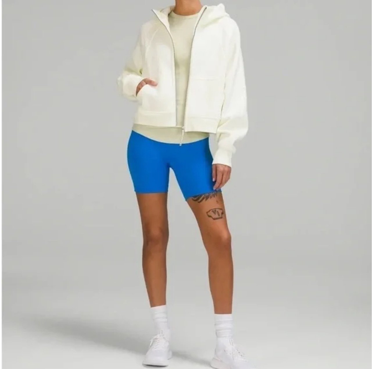 lululemon scuba oversized full zip hoodie (Lemon Sorbet)