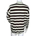 Madewell Sweater Womens Small Green Brown Stripe Ashbury Mockneck Casual Preppy
