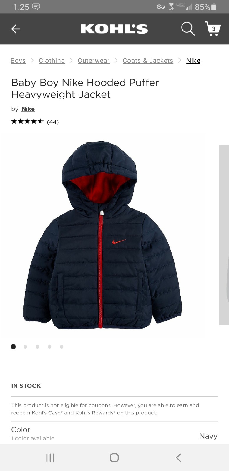 Baby Nike Winter Coat