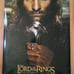 ORIGINAL AUTHENTIC LORD OF THE RINGS MOVIE POSTER DOUBLE SIDED 2OO3