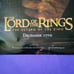 ORIGINAL AUTHENTIC LORD OF THE RINGS MOVIE POSTER DOUBLE SIDED 2OO3