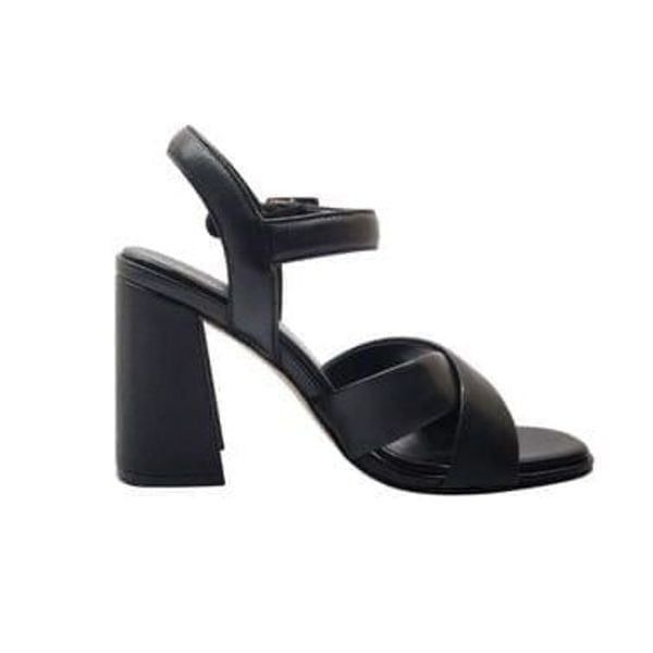 Kenneth Cole New York® Lessia Heels Black Leather Size 9