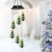 Colorful Christmas Tree Solar Wind Chime Lights, Waterproof Decorative Lights