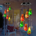 Colorful Christmas Tree Solar Wind Chime Lights, Waterproof Decorative Lights