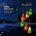 Colorful Christmas Tree Solar Wind Chime Lights, Waterproof Decorative Lights