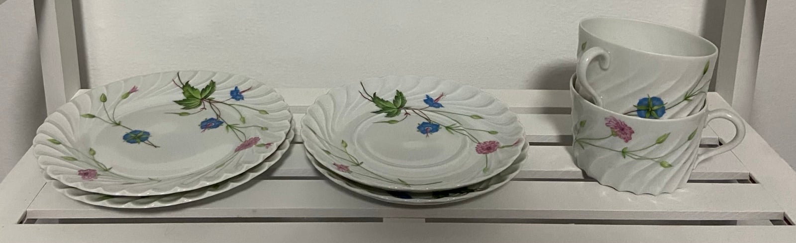 Set Of 2 Vintage Haviland Limoges Demitasse Cups And Plates Bundle Of 6
