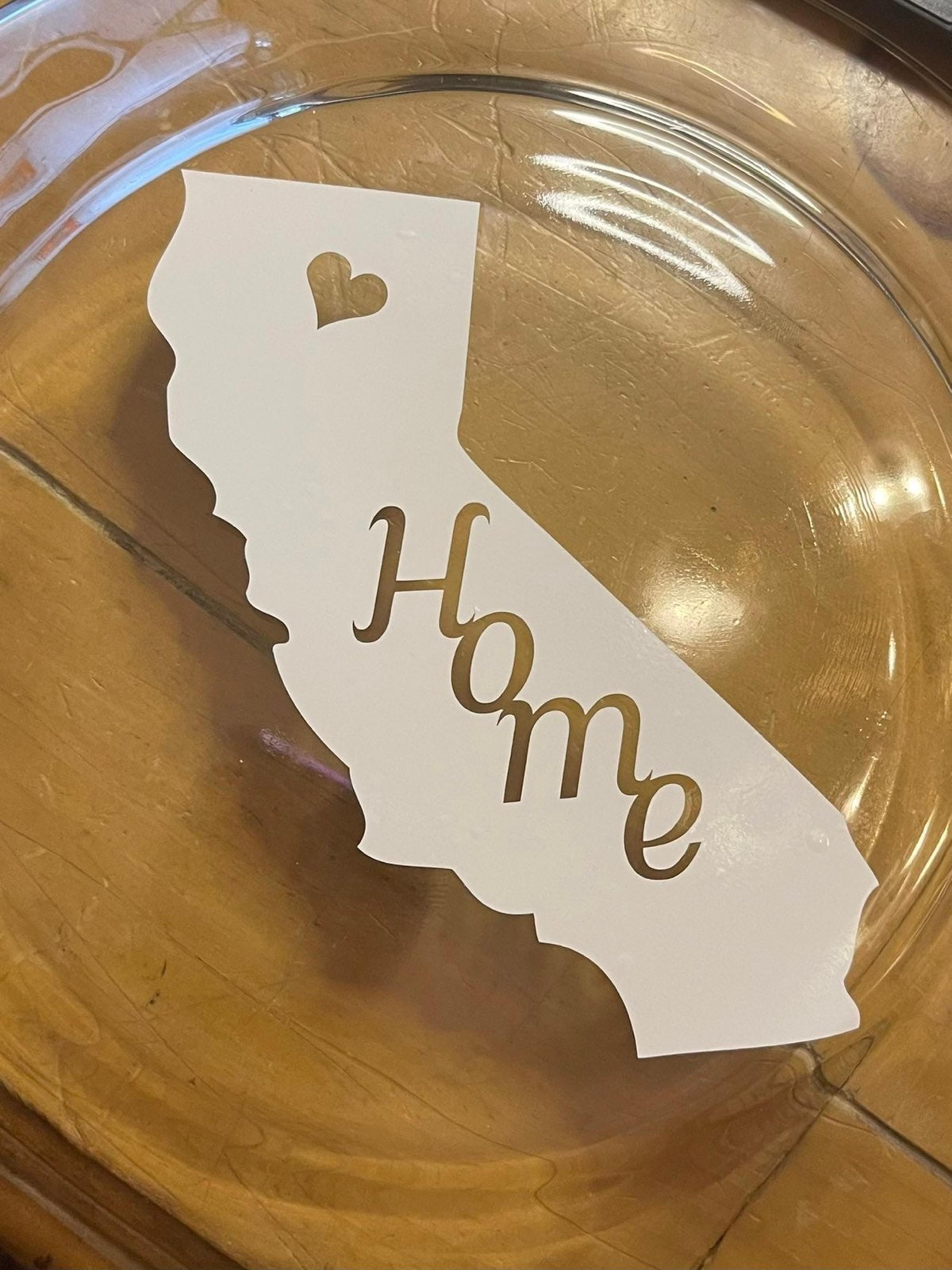 California Home Vinyl Decal - Customized & Personalized