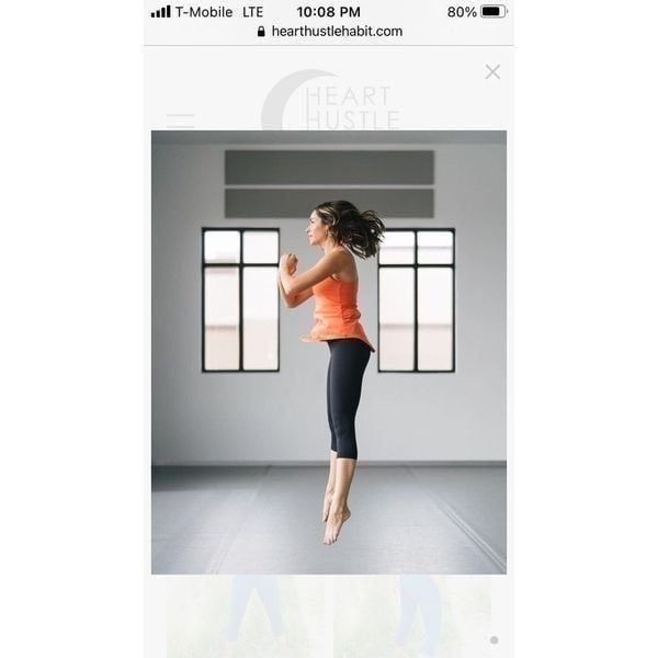 Zyia cropped 6-8 athletic leggings