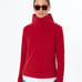 Dudley stephens park slope fleece sweater in red