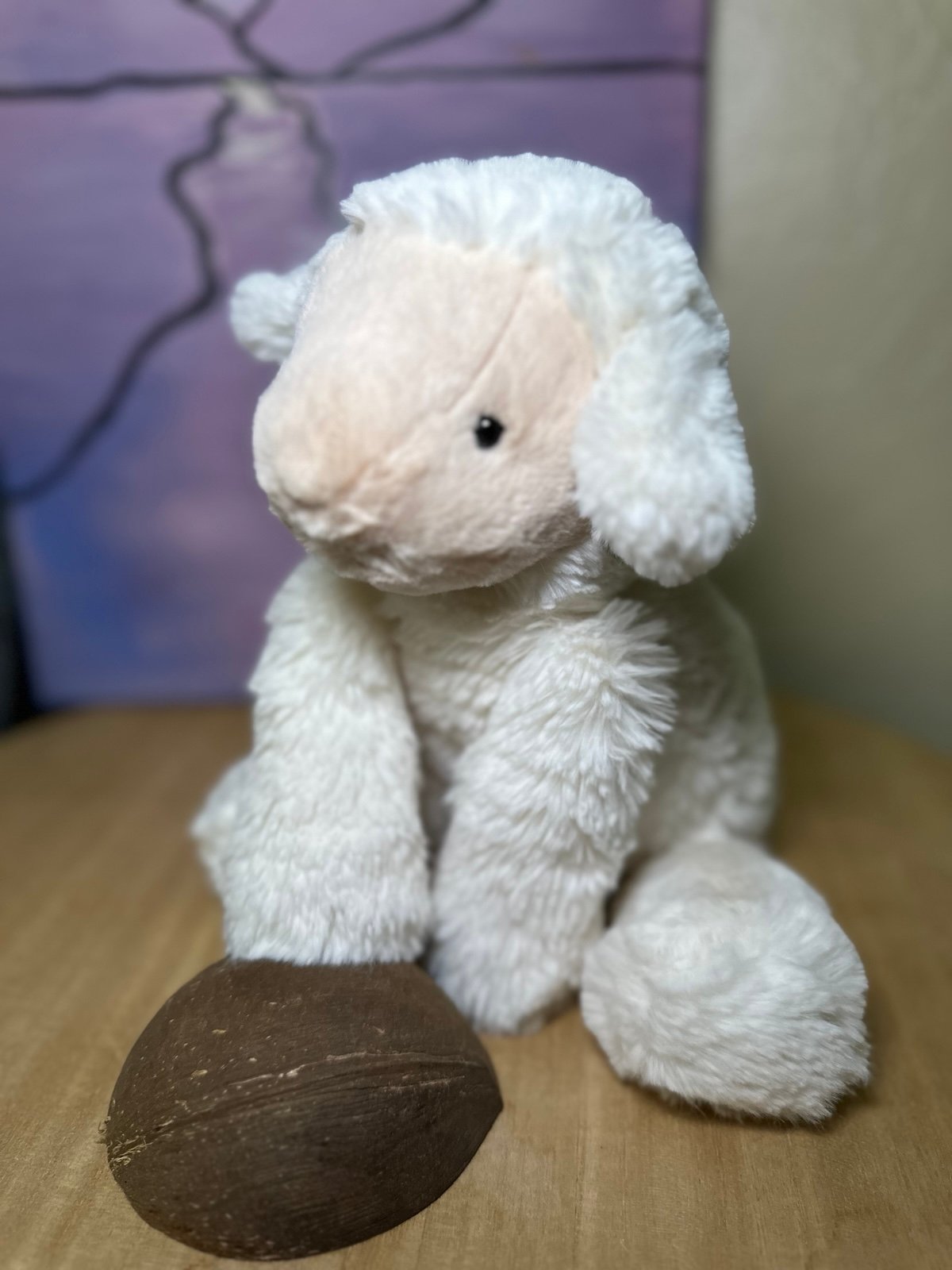 Jellycat smudge lamb