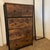 Modern 5 Drawer Dresser for Storage, Industrial Style Rustic Dresser, Storage
