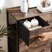 Modern 5 Drawer Dresser for Storage, Industrial Style Rustic Dresser, Storage