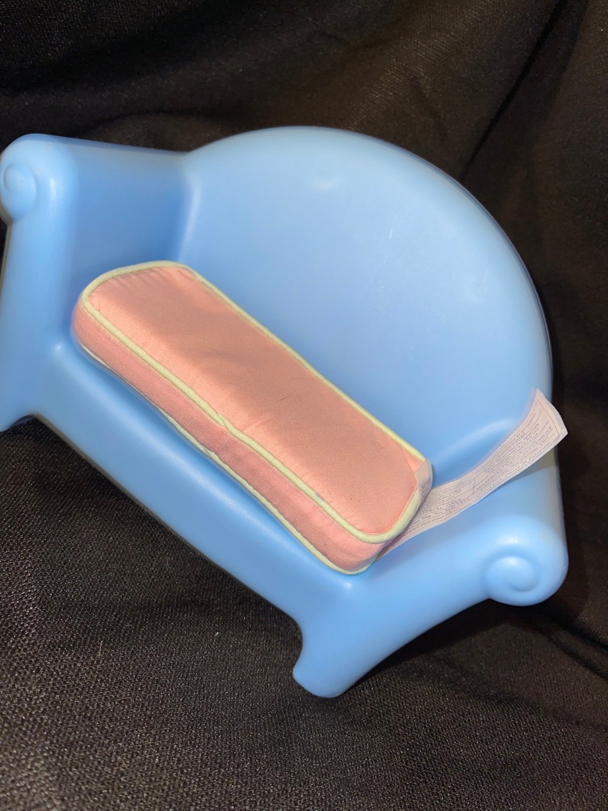 Little tikes blue couches with coushins rare!! Set!! Dollhouse Barbie