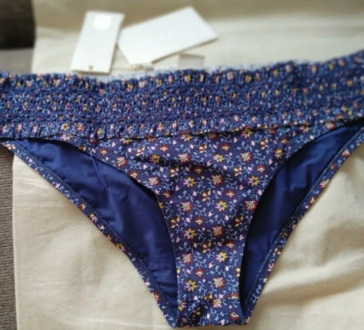 Tory Burch Costa Hipster Bikini Bottoms Size L