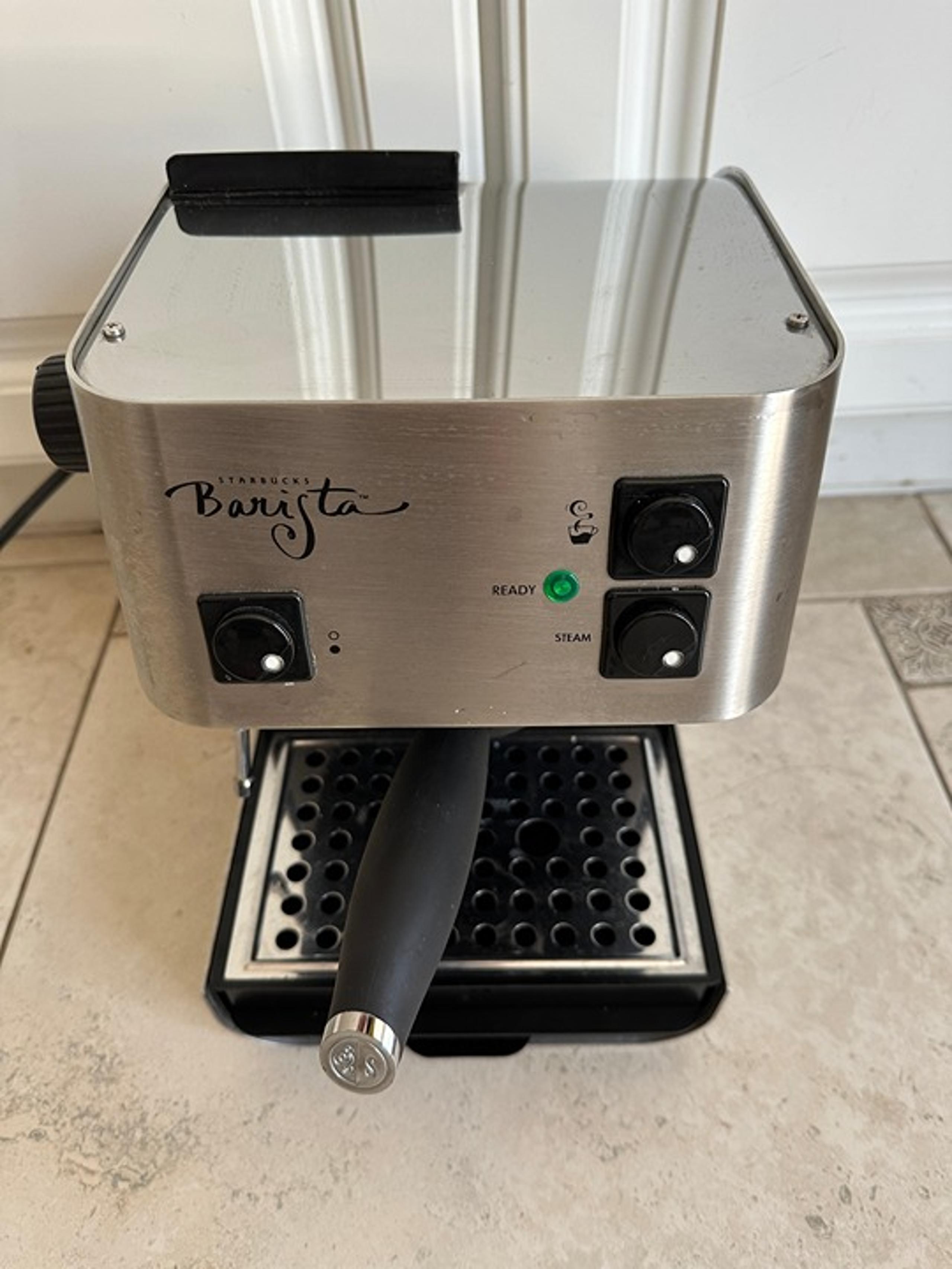 Saeco Starbucks Barista Stainless Steel Espresso/Cappuccino Machine, Preowned