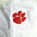Nike Clemson Tigers Bucket Hat Paw Print Embroidered White Orange Medium Large