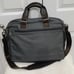 Tumi alpha bravo Yuma Grey Brown Nylon Slim Briefcase