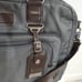 Tumi alpha bravo Yuma Grey Brown Nylon Slim Briefcase