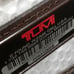 Tumi alpha bravo Yuma Grey Brown Nylon Slim Briefcase