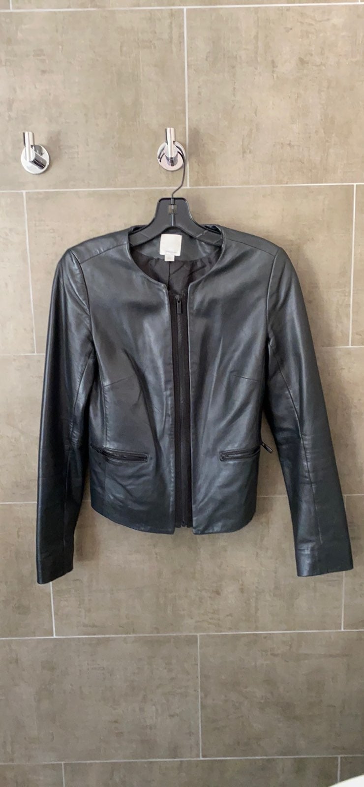 leather jacket women