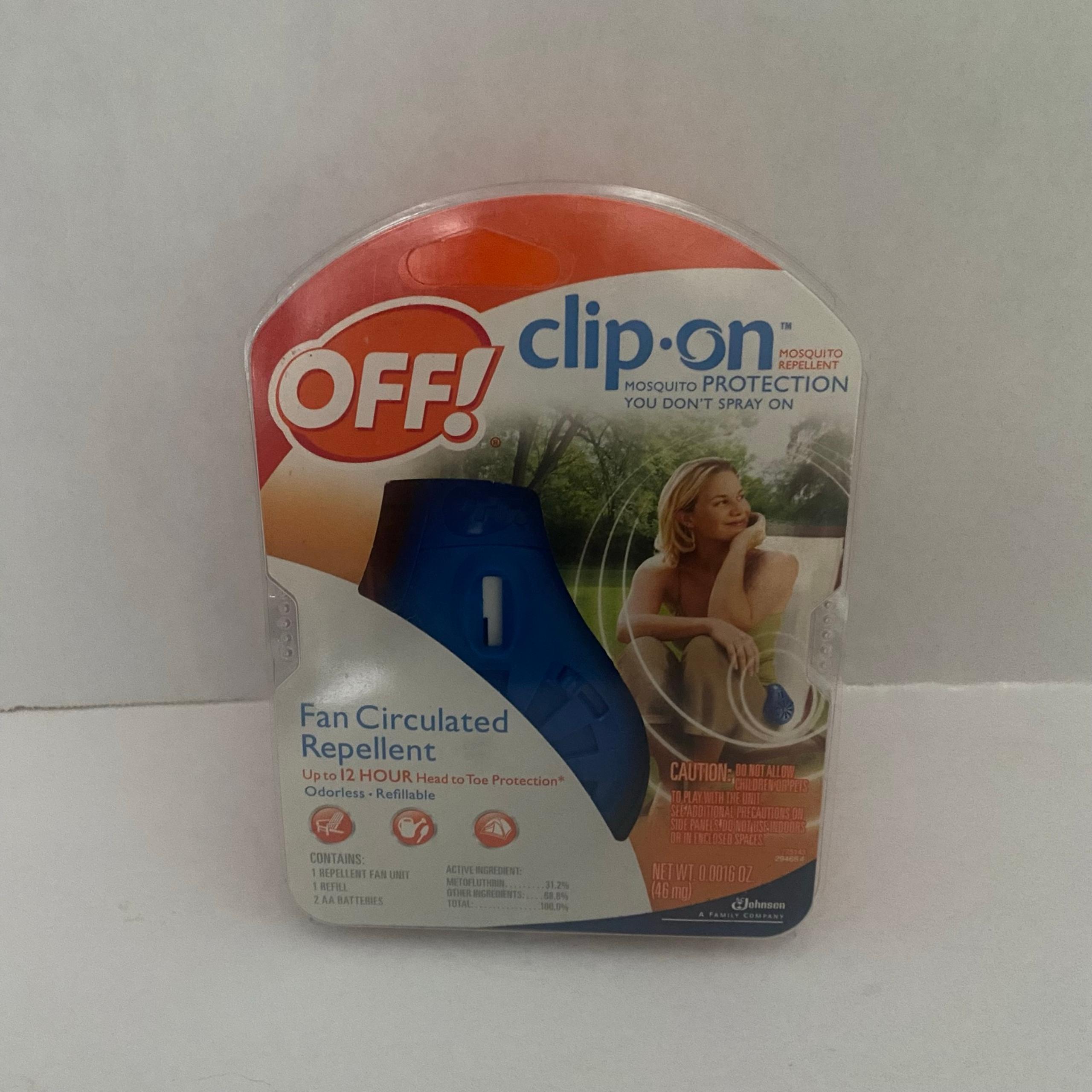 OFF Clip-On Mosquito Repellent Blue Fan Starter Unit Discontinued NEW