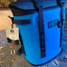 Yeti Hopper® M20 Soft Cooler Backpack navy/big wave blue NWT.