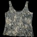 Joseph Ribkoff Women's Camisole Top Sz 18 Sequins Metallic Stretch Floral Lace