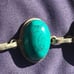 Bracelet silver real turquoise stones